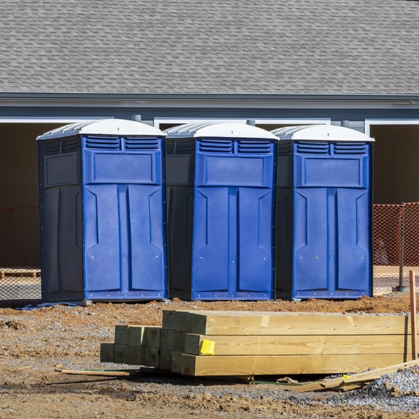 is there a specific order in which to place multiple porta potties in Mountain Home Arkansas